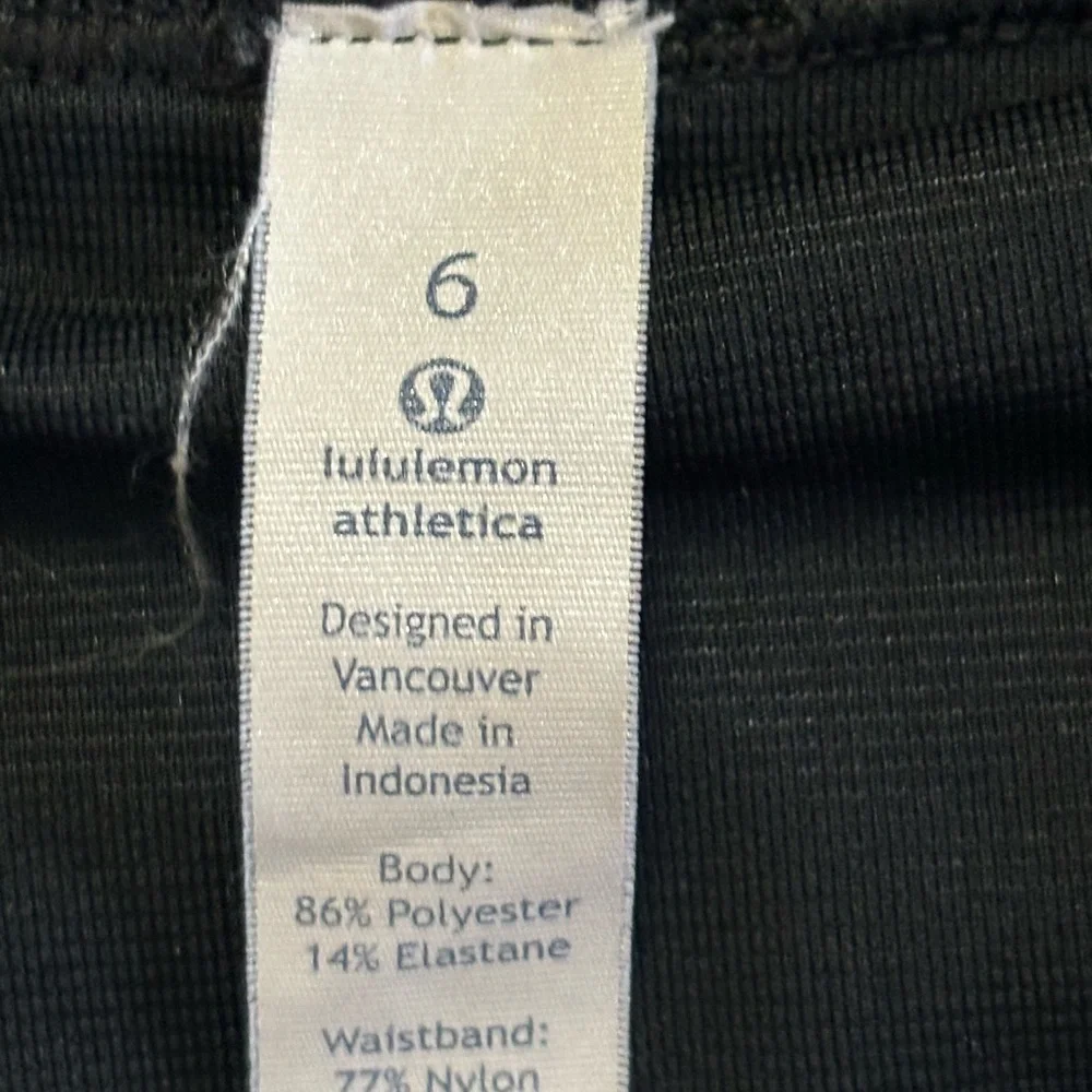 Lululemon Womens Run Times Short Size 6
